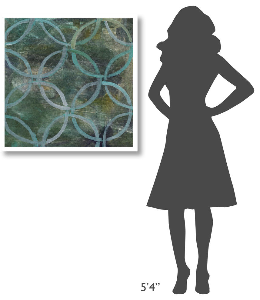 "Tile Element III" Digital Paper Print by Danhui Nai, 32"x32"