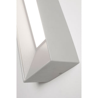 Rowan, LED 36" Wall Sconce, Textured Gray Finish, White Acrylic Shade