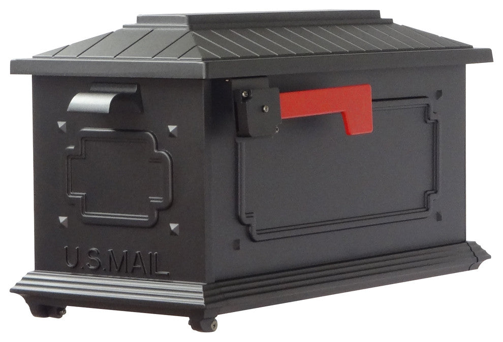 Kingston Curbside Mailbox With Ashley Front Single Mailbox Mounting Bracket
