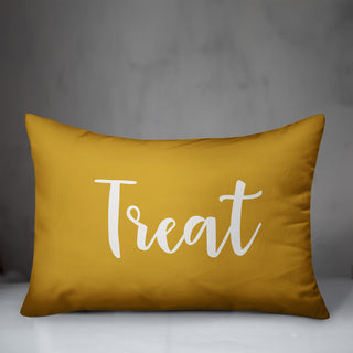 Treat Lumbar Pillow, Mustard, 14"x20"