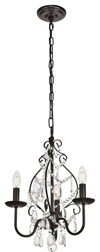 Living District LD5003D15ORB Orchid 3-Light Pendant