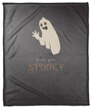 Get Spooky Ghost 50x60 Throw Blanket