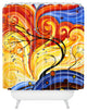 madart inc Whirlwind Shower Curtain