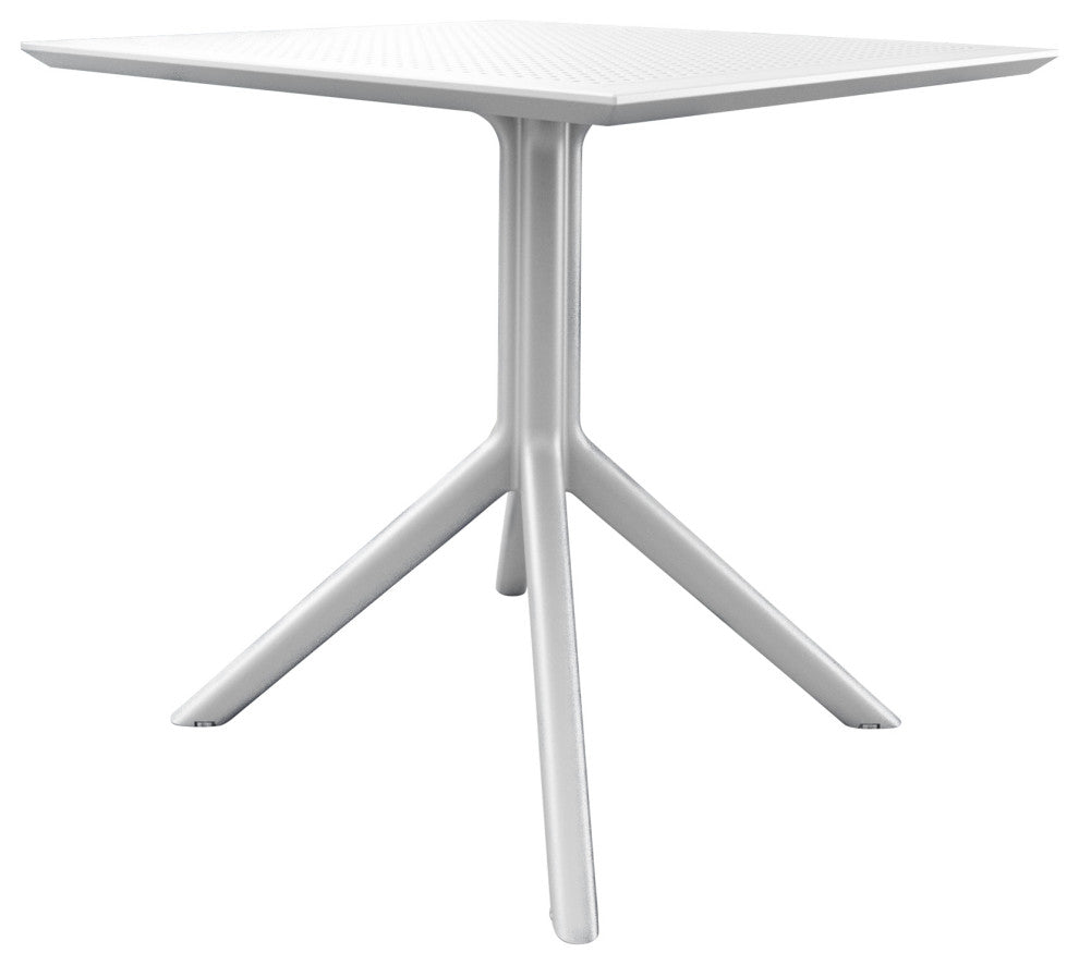 Compamia Sky Outdoor Bistro 3-Piece Set, White