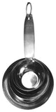 nu steel Max Measuring Cups, Set of 4, Stainless Steel