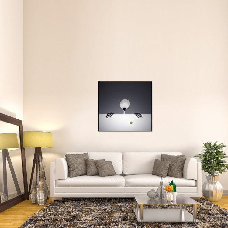 "Want You" Framed Canvas Giclee by Wieteke De Kogel, 41x38"