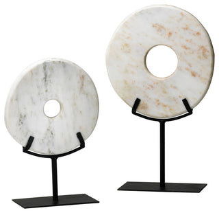 Cyan Design Small White Disk On Stand