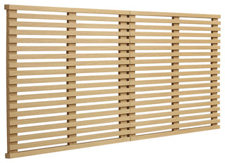 Render Wall Mount King Headboard, Oak