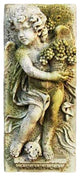 Little Boy Summer Plaque, Garden Wall Decor