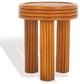 Safavieh Couture Bayaround Rattan Round Accent Table, Natural