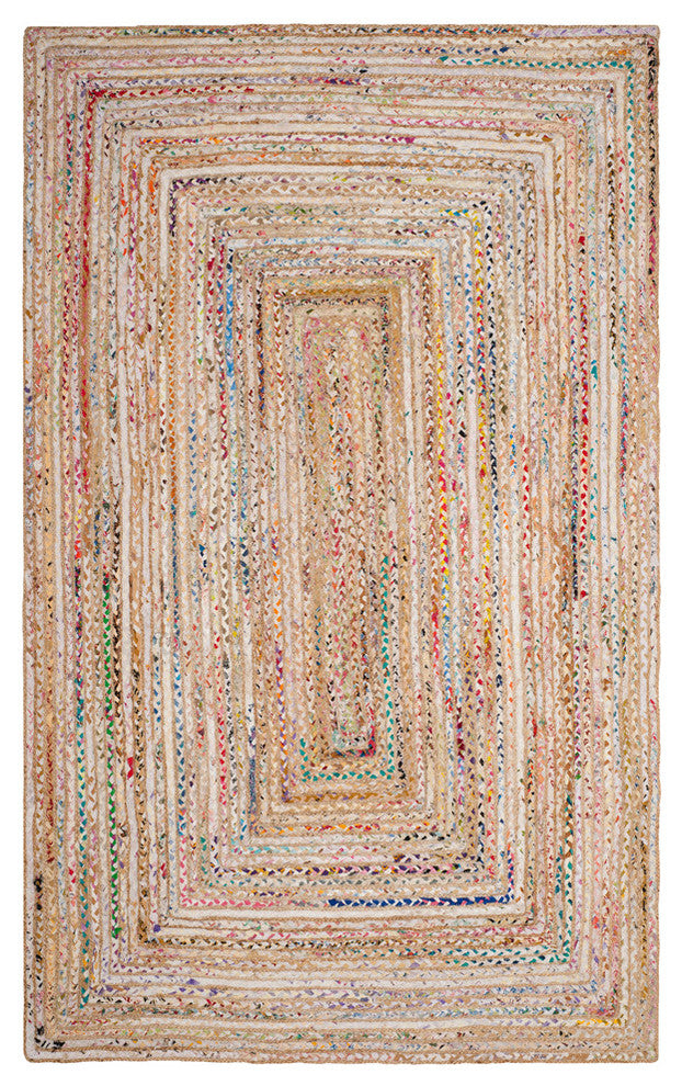 Safavieh Cape Cod Collection CAP202 Rug, Beige/Multi, 6'x9'
