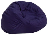 Bean Bag Chair, Navy Blue, Small, Solid