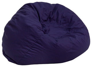 Bean Bag Chair, Navy Blue, Small, Solid