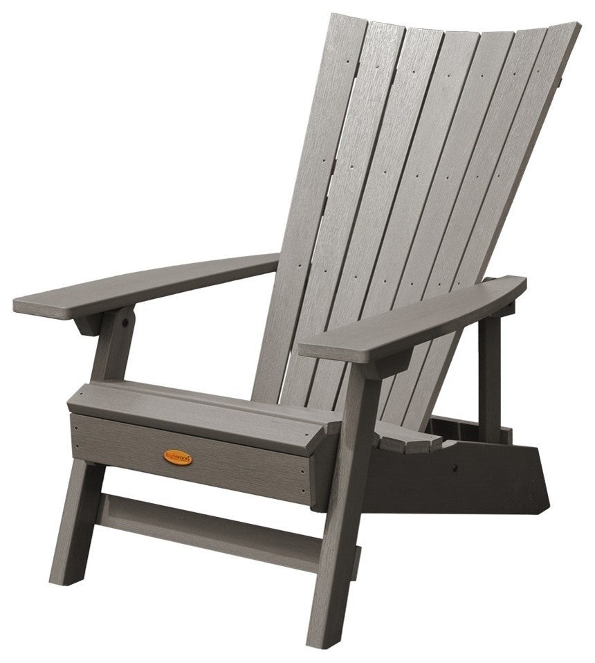 Manhattan Beach Adirondack Chair, Coastal Teak