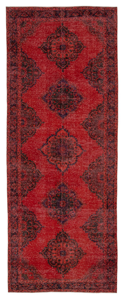 Rug N Carpet - Hand-knotted Oriental 4' 11" x 12' 8" Decorative Runner Rug
