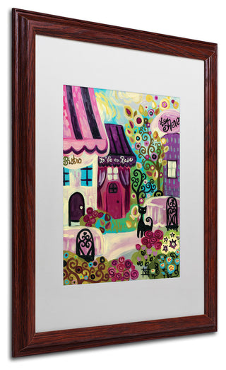 Natasha Wescoat 'La Vie En Rose' Art, Wood Frame, White Mat, 16x20
