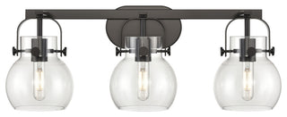 Pilaster Ii Sphere 3 27" Bath Vanity-Light Matte Black