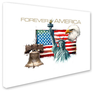 The Macneil Studio 'Forever America' Canvas Art, 19"x14"