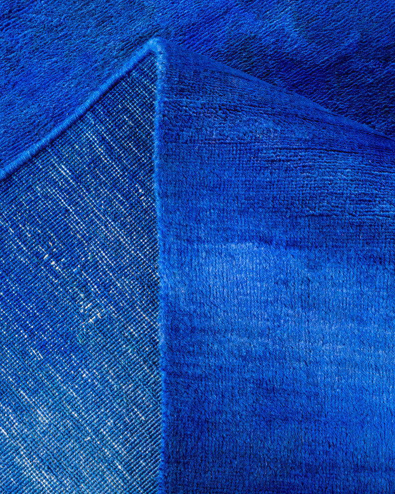 Vibrance, One-of-a-Kind Handmade Area Rug Blue, 15'4"x12'1"