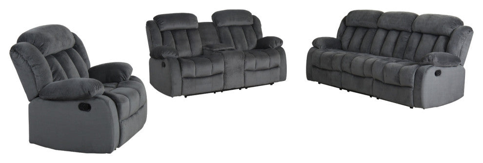 Sunset Trading Madison 3 Piece Reclining Living Room Set