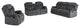 Sunset Trading Madison 3 Piece Reclining Living Room Set