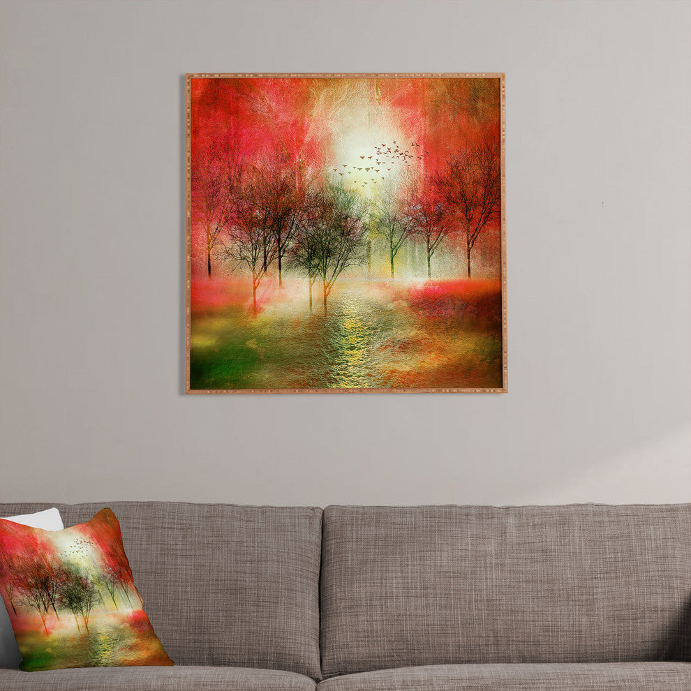 Deny Designs Viviana Gonzalez Paisaje Y Color III Framed Wall Art