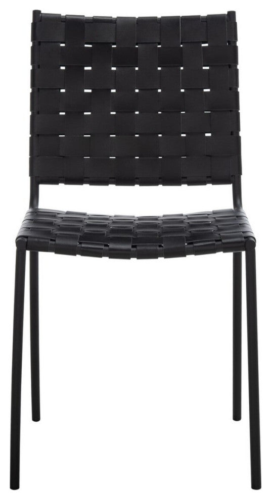 Safavieh Wesson Woven Dining Chair, Black