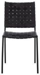 Safavieh Wesson Woven Dining Chair, Black