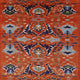 Ahgly Company Indoor Square Mid-Century Modern Area Rugs, 4' Square