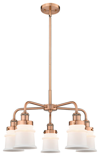 Innovations Canton 5 23.25" Chandelier Antique Copper