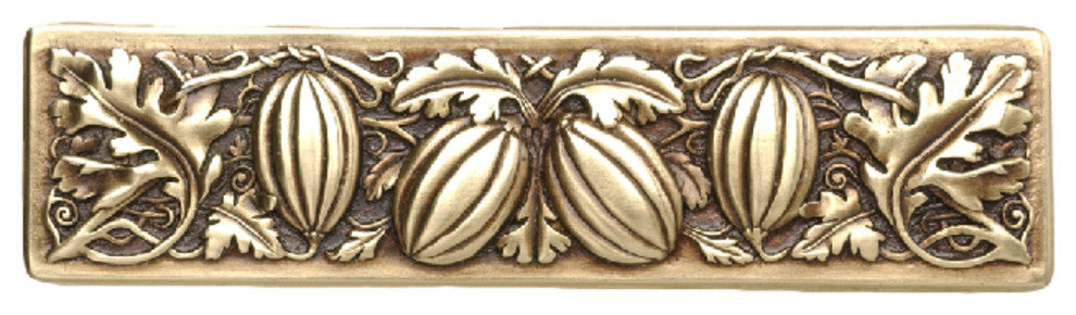 Autumn Squash Pull Antique Brass, Antique Brass