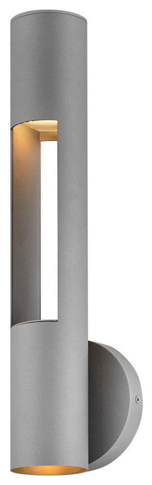 Hinkley Oslo Medium Wall Mount Lantern, Textured Graphite