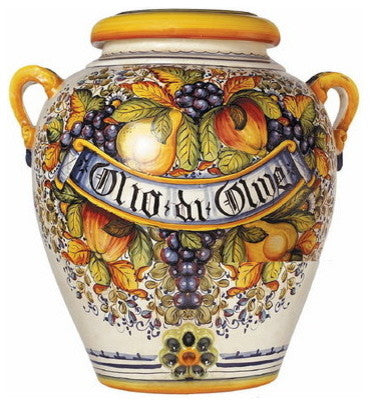 Frutta: Large Tuscan Orcio "Olio Di Olive"
