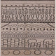 Ahgly Company Indoor Square Mid-Century Modern Area Rugs, 4' Square