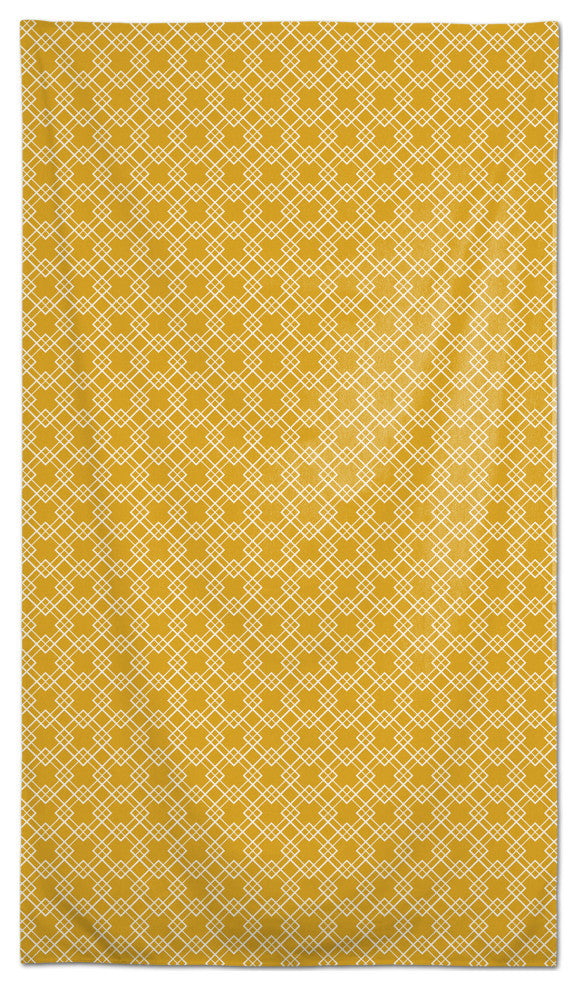 Yellow Diamonds 58 x 102 Outdoor Tablecloth