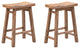 Sonoma Saddle Seat Counter Stool, Barnwood Wire-Brush, Counter Height, Set of 2