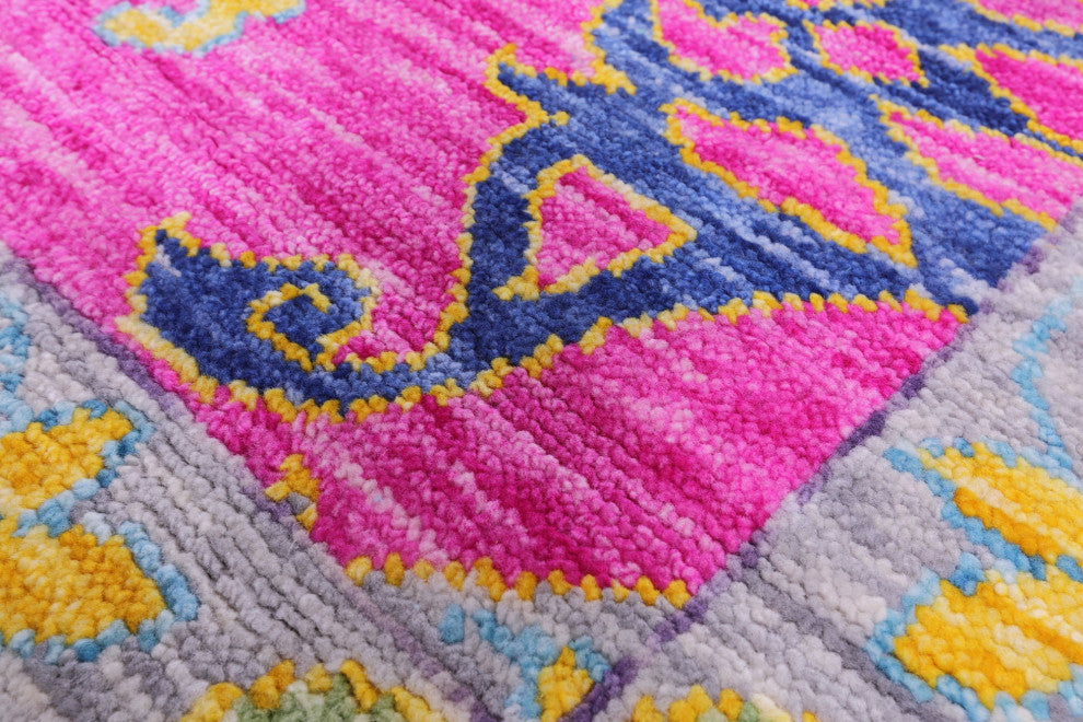 Handmade Turkish Oushak Wool Rug 9' 5" X 12' 3" - Q14947