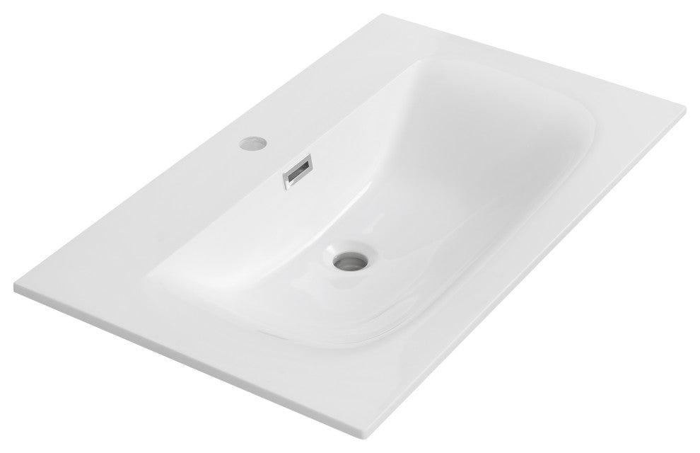 32" Solid Surface Resin Streamline K-2112-32 Vanity Top