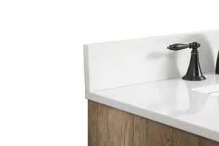 Home Living 19" Modern Natural Oak-Light Bathroom Vanity