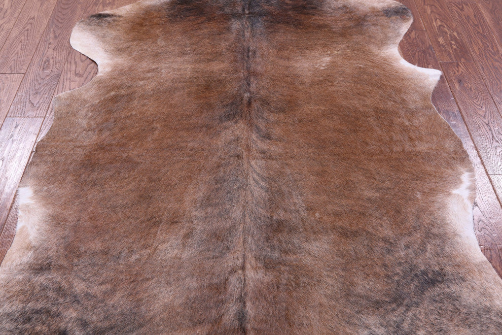 Natural Cowhide Rug 7' 0" X 5' 4" C2204