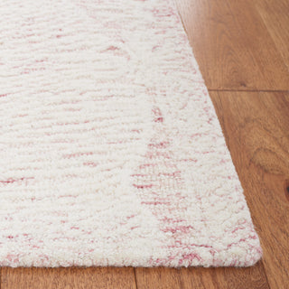 Safavieh Metro Collection MET880U Rug, Pink/Ivory, 6' x 6' Square