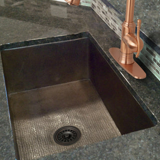 Copper Kitchen Sink Garbage Disposal Flange Stopper, Oil Rubbed Bronze