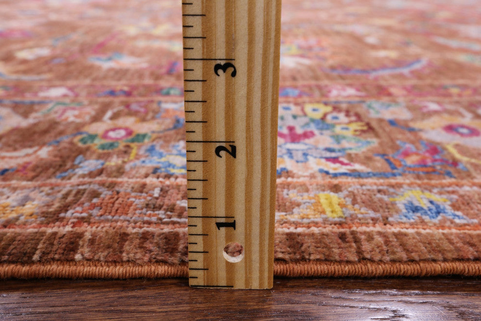 5' 0" X 6' 9" Hand Knotted Persian Tabriz Wool Rug Q7760