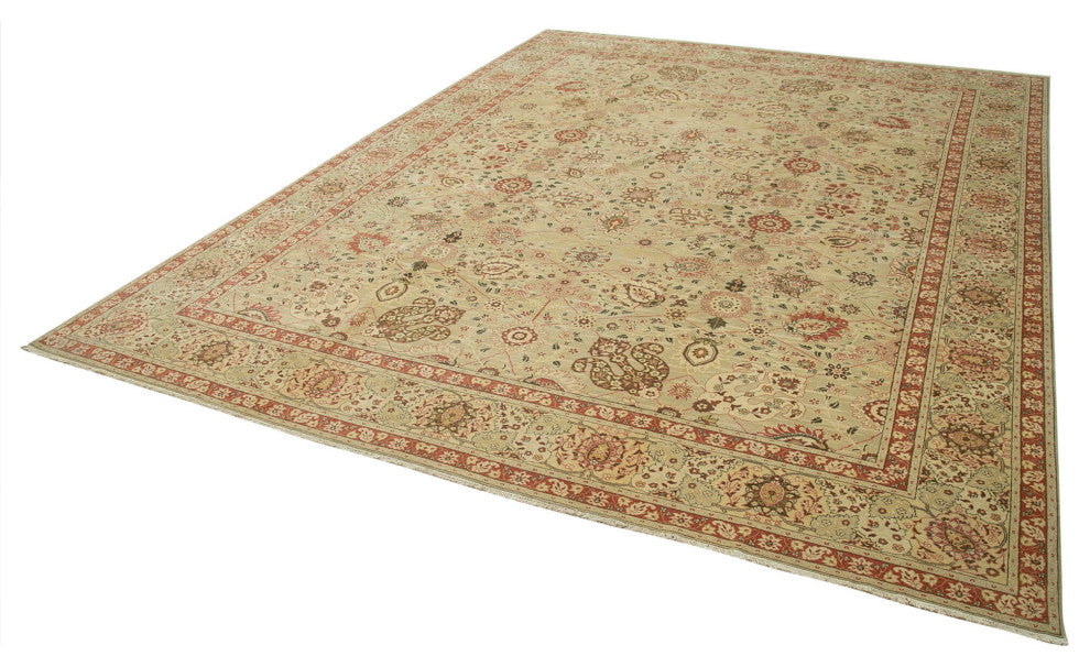 Rug N Carpet - Hand-Knotted Oriental 11' 11" x 15' 11" Oversize Oushak Area Rug