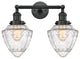 Innovations 208-BK-G664-7-LED 2 Light Bath Vanity Light, Matte Black