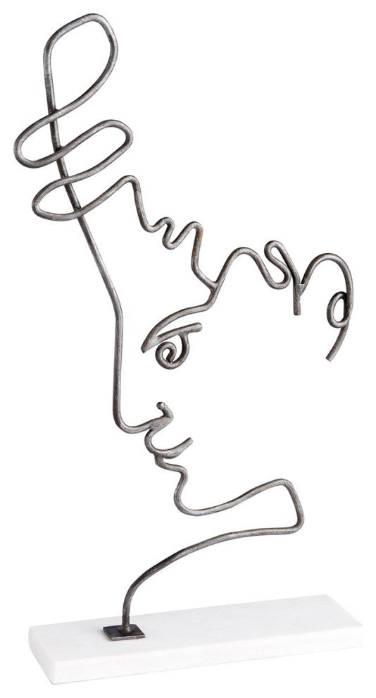 Cyan Design Viso Sculpture, Raw Iron