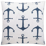 Anchors Pillow - Navy