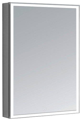 Edge Royale 24" LED Medicine Cabinet Defogger 3X Adjustable Magnifying Mirror