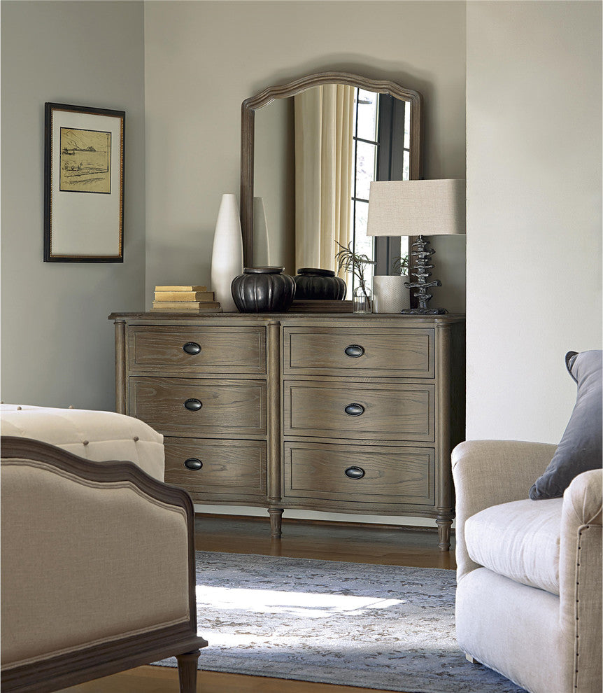 Devon French Oak 6 Drawer Dresser