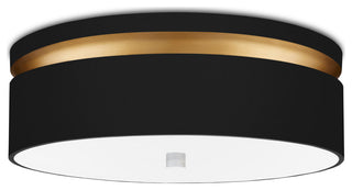Serenity Black Flush Mount